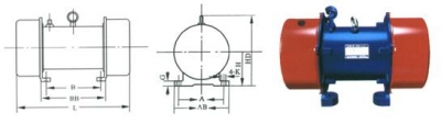 YZU-A系列糧機(jī)行業(yè)推薦振動(dòng)電機(jī)