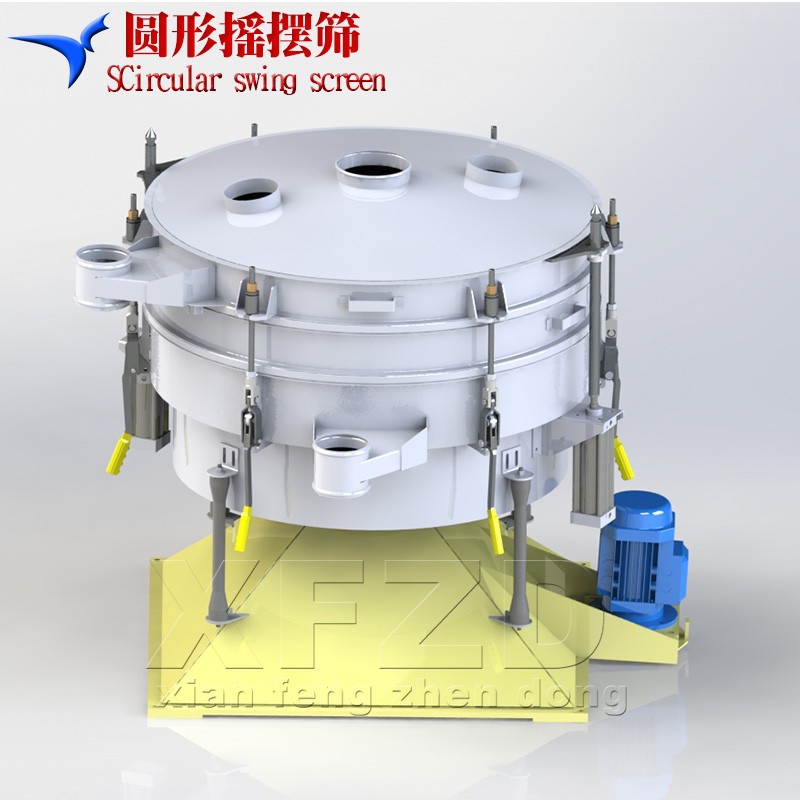 化工顆粒 金屬粉末圓形搖擺篩 仿人工搖擺篩分機