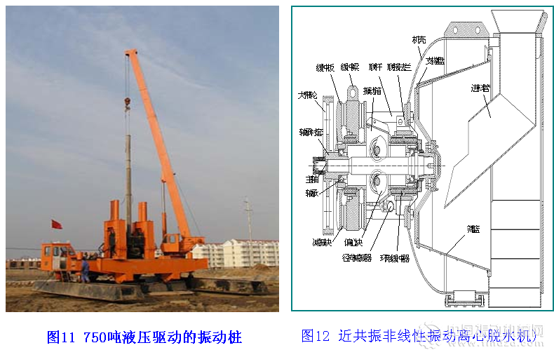 近共振非線(xiàn)性振動(dòng)離心脫水機(jī)