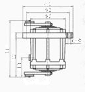 立式振動電機(jī)安裝圖